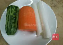 New cold salad Illustration of how to make three silk threads 1