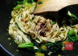 Illustration of making shredded spinach and tofu 10