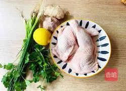 Illustration of how to make spicy and sour lemon shredded chicken 1