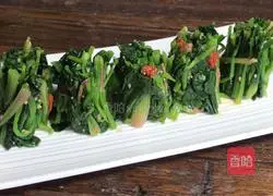 Illustration of how to make cold spinach (good luck) 9