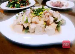 Illustration of how to make fried tofu with green onions 10