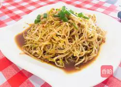 Illustration of how to make cold bean sprouts 4