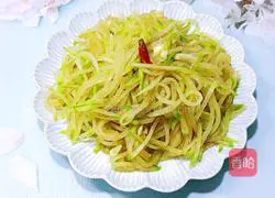 Illustration of how to make fried shredded radish 11