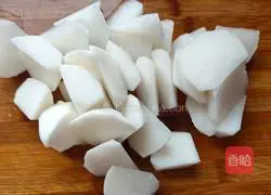 Illustration of braised radish 2