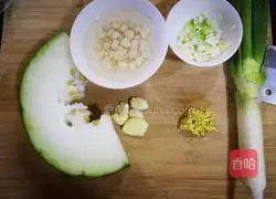 Illustration of braised winter melon 2