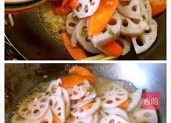 Illustration of how to make fried lotus root slices 7