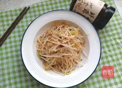 Soy-flavored mung bean sprouts Illustration of how to do it 1