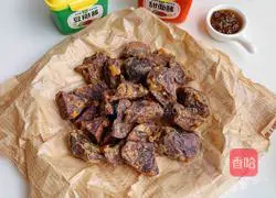 Fried purple Illustration of how to make potato cubes 11