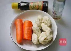 Spicy Illustration of how to make fried gluten 1