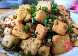 Illustration of how to cook tofu with minced meat 7