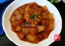 Illustration of braised winter melon 8