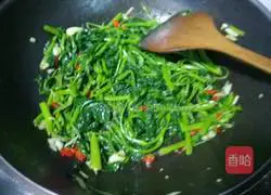 Garlic water spinach recipe 4