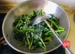 Garlic water spinach recipe 6
