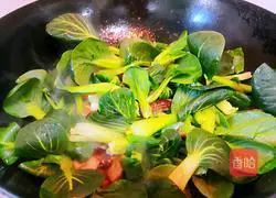 Illustration of how to make mushrooms and vegetables 8