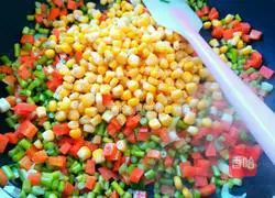 Illustration of how to make colored corn 7