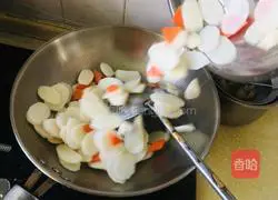 Illustration of how to stir-fry yam 2