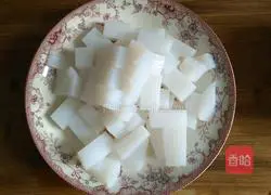 Fried garlic sprouts with jelly Illustration of how to do it 1