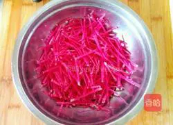 Illustration of how to make the sweet and sour radish of the heart 5