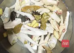 Cold salad Illustration of how to make chicken feet 3