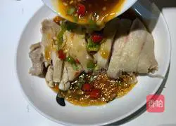 Illustration of how to make saliva chicken 9