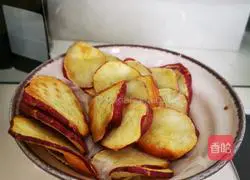 Illustration of how to make non-fried sweet potato chips 7