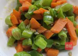 Illustration of how to make carrots and beans 8