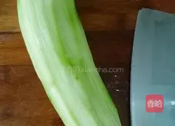 Illustration of how to make fried melon 1