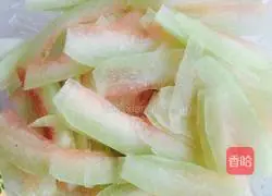 Cold watermelon Illustration of how to make leather 2