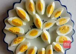 Illustration of how to make cold eggs 5