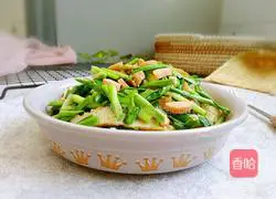 Illustration of how to make fried tofu and stir-fried green garlic sprouts 10