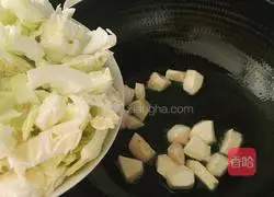 Illustration of how to make fried lotus white with taro 6