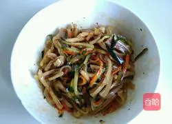 Cucumber Illustration of how to mix pig ears 10