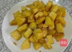 Illustration of how to make shredded sweet potatoes 4