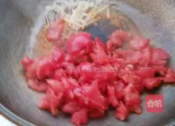 Illustration of how to make tomato cold noodles 5