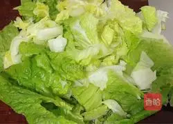 Illustration of how to make stir-fried lettuce with garlic sauce 4