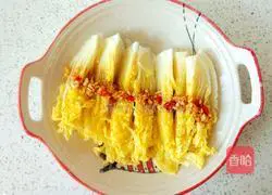 Illustration of how to make cold baby cabbage 4