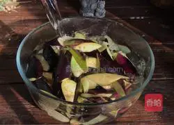 Original green pepper Illustration of how to make fried eggplant 1