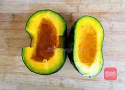 Illustration of how to make Beibei pumpkin with sauce 2