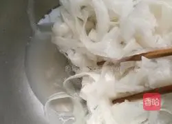 Illustration of how to make steamed white radish vegetables 5