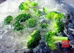 Illustration of how to stir-fry broccoli with mushrooms 3