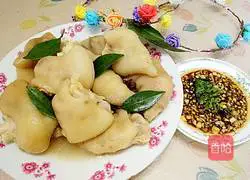 Illustration of how to make crystal pig's trotters 16