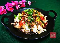 Illustration of how to make saliva chicken 18