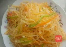 Illustration of how to make cold shredded potatoes 7