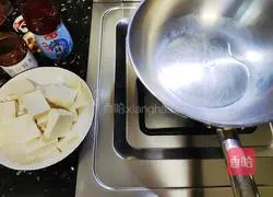 Illustration of making sauce-flavored tofu 2