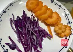 Illustration of how to make low-fat multigrain vegetable bento 4