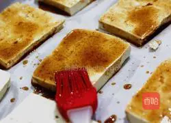 Illustration of how to make grilled tofu 4