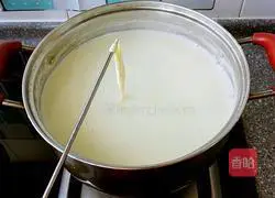 Illustration of making homemade tofu 11