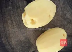 Illustration of cooking potato slices 1