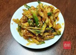 Illustration of how to make spicy dried radish 8