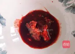 Rose fermented bean curd mixed with tofu# Summer Refreshing Light Food# Recipe Illustration 2